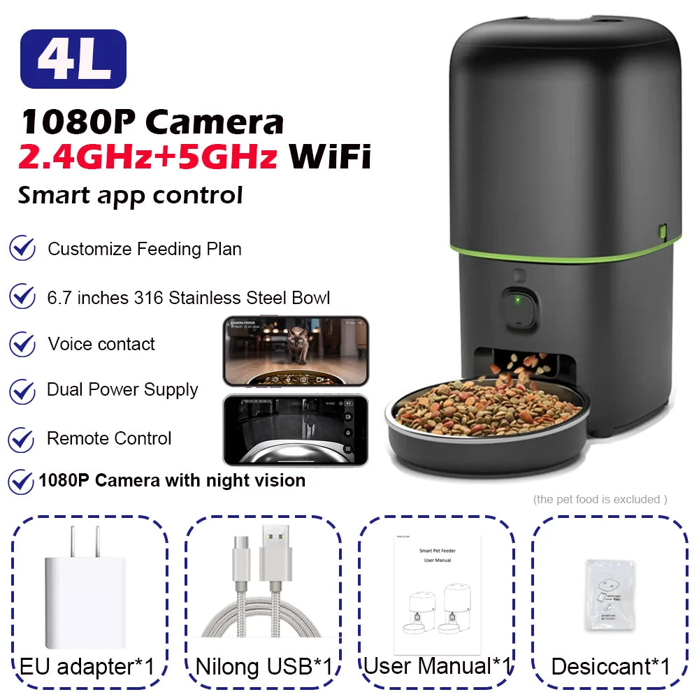 Feed Your Pet and Watch Them from Anywhere in the World!
