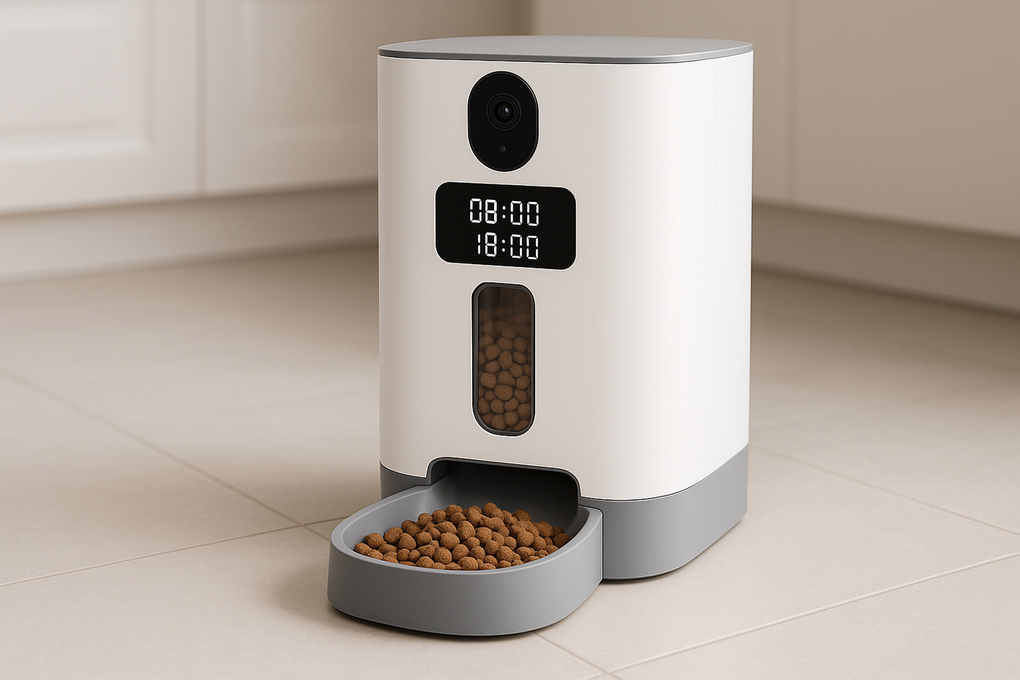 automatic pet feeder camera